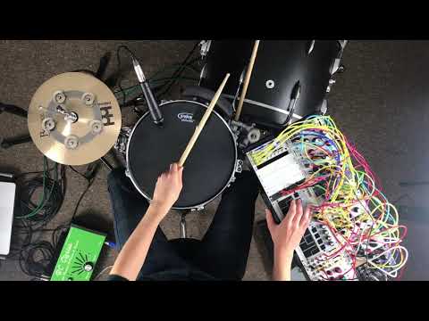 Eurorack Modular Synth & Drums Live Jam