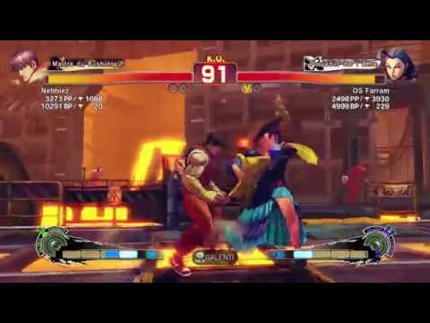 (Nebbiez) Guy vs (OS Farram) Rose USF4 Ranking