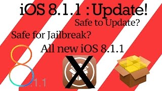 preview picture of video 'iOS 8.1.1 : Update Warning! Whats's new? Safe to Jailbreak?'