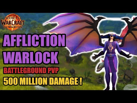Affliction Warlock AB Battleground PvP "Destruction" - WoW War Within