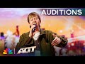 Chris Turner Freestyles Five WILD Prompts Into One EPIC Rap Made Up On The Spot AGT 2025