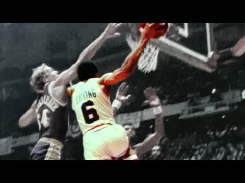 NBA legends react to Dr. J 's iconic baseline scoop move in the 1980 NBA Finals | ESPN Archives