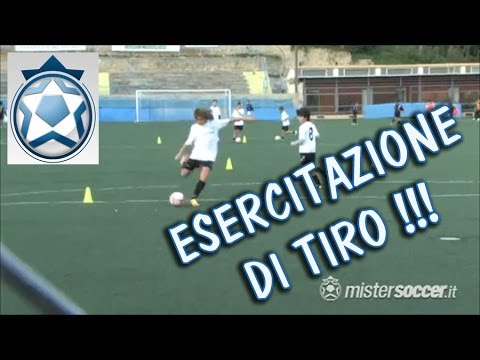 Allenamenti scuola calcio - Esordienti 10-12 anni - 12 - Esercitazione di tiro
