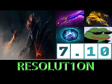 Resolut1on [Dragon Knight] Total Defense Build ► Dota 2 7.10