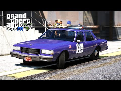 GTA 5 LSPDFR MOD #078 (Real Life Mod) - RETRO OLD SCHOOL PATROLLING IN STRAWBERRY!!!