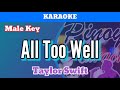 All Too Well by Taylor Swift (Karaoke : Male Key)