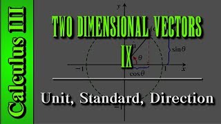 Calculus III: Two Dimensional Vectors (Level 9 of 13) | Unit, Standard, Direction