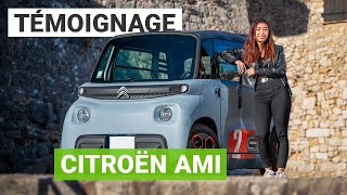 À 17 ans elle roule en Citroën AMI !
