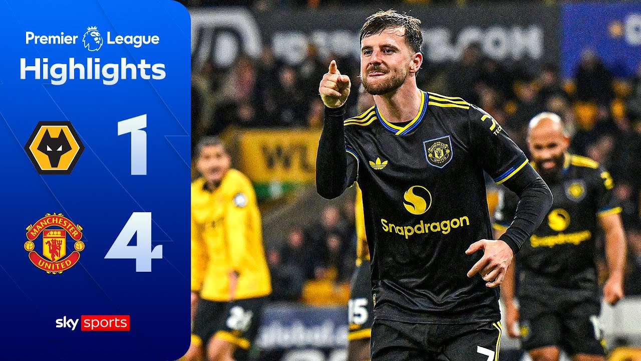 Mount shines as Red Devils move to sixth! 🔴 | Wolves 1-4 Man Utd | Premier League Highlights