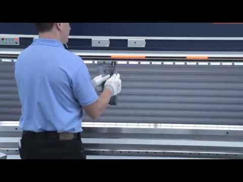 TRUMPF bending: TruBend Series 5000 - How the optical set-up and positioning aid works