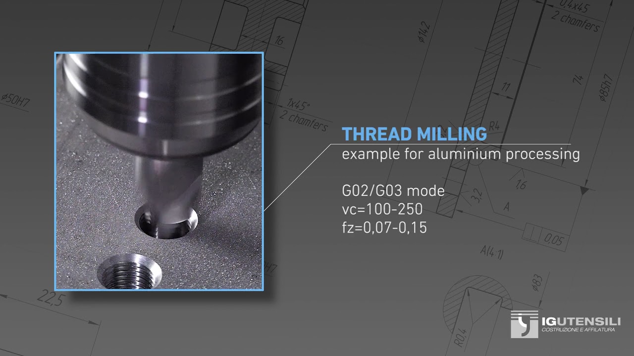 Drill, Thread Mill & Chamfer with just 1 tool - Cutwel's 'Thriller' Mill