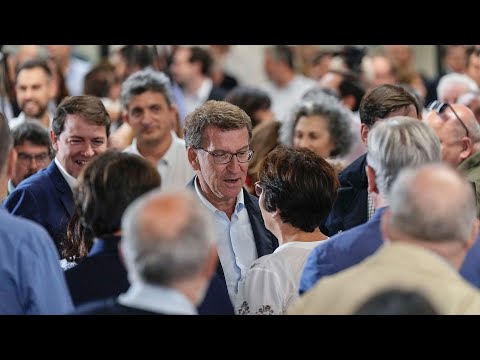 Alberto Núñez Feijóo y Alfonso Fernández Mañueco presiden la Junta Directiva del PP de Castilla y León