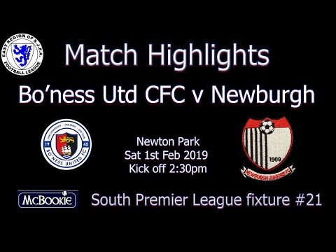 Newburgh FC match video - Bo'ness UTD JFC v Newburgh
