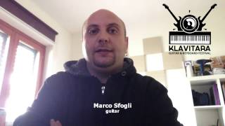 KLAVITARA: message from Marco Sfogli