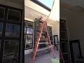 Installing Triangle Sail Shade On Backyard Patio