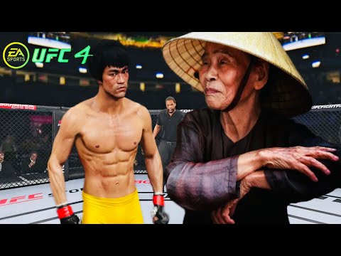 PS5 | Bruce Lee vs. Japan Grandfather Long-Lived [EA sports UFC 4]🥊