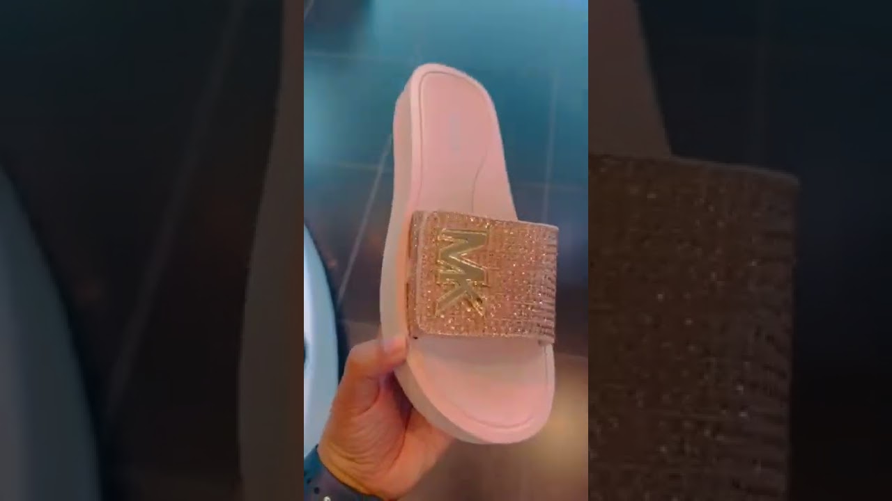 MICHAEL KORS Logo Embellished Platform Slide Sandal #michaelkors #shorts #viral #youtubeshorts #bgmi