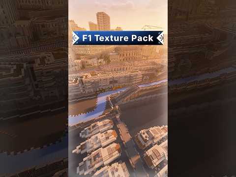 This texture pack allows you to feel like an F1 driver, in Minecraft