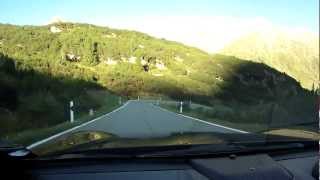 preview picture of video 'San Bernardino Pass, Switzerland - Ferrari California'