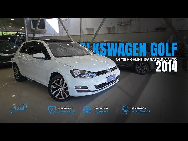 Vídeo VOLKSWAGEN GOLF 1.4 TSI HIGHLINE 16V GASOLINA 4P AUTOMATICO