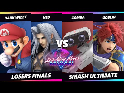 Let's Make Moves Miami Losers Finals - Dark Wizzy & Ned  Vs. Zomba & Goblin - SSBU Ultimate