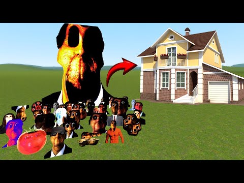 Obunga Family Vs Houses in Garry's Mod #25