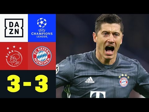 Spektakel! Robert Lewandowski mit Doppelpack: Ajax - FC Bayern 3:3  | Champions League | Highlights