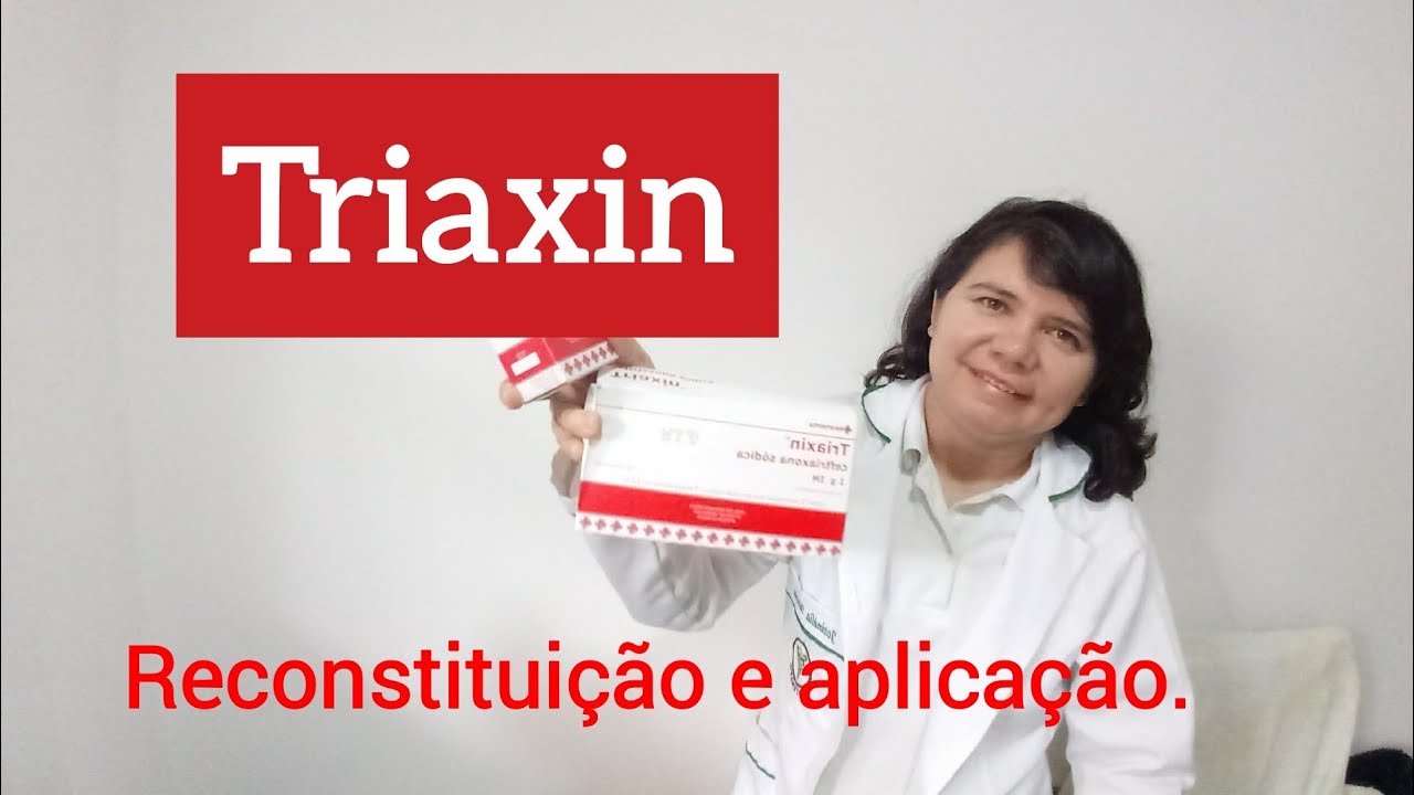 Triaxin 1mg- Preparo e aplicaçao