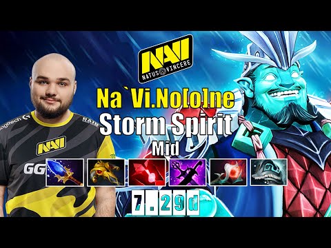 Storm Spirit Mid | Na`Vi.No[o]ne- | INSANE 23 KILLS STORM SPIRIT | 7.29d Gameplay Highlights