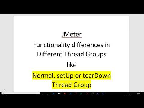 Performance Testing Exper   Jmeter   Different Thread Groups