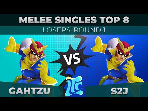 Gahtzu vs S2J - Melee Singles Top 8: Losers' Round 1 - Low Tide City | Cpt Falcon vs Cpt Falcon