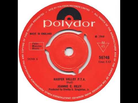 UK New Entry 1968 (219) Jeannie C. Riley - Harper Valley P.T.A.