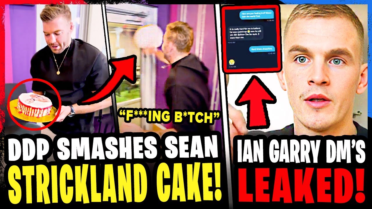 Dricus du Plessis SMASHES Sean Strickland CAKE during INTERVIEW! *FOOTAGE* Kamaru Usman LEAKS DMs!