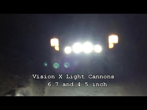 Vision X Light Cannon - 6.7" 50 watt & 4.5" 25 watt LED