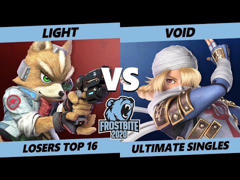 Frostbite 2020 SSBU Losers Top 16 - Rogue | Light  (Fox) Vs CLG | VoiD (Pichu, Sheik) Smash Ultimate