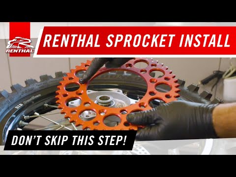 How to Install Renthal Rear Sprocket : What Factory Mechanics Always Do • Renthal Tech Tips