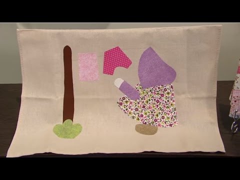 Mulher.com - 13/04/2016 - Pano de copa menininha - Maria Helena Gobbi