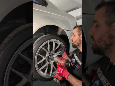 How to convert your BMW wheels from Bolts to Lug Studs. #bmw #e46 #m3 #wheels