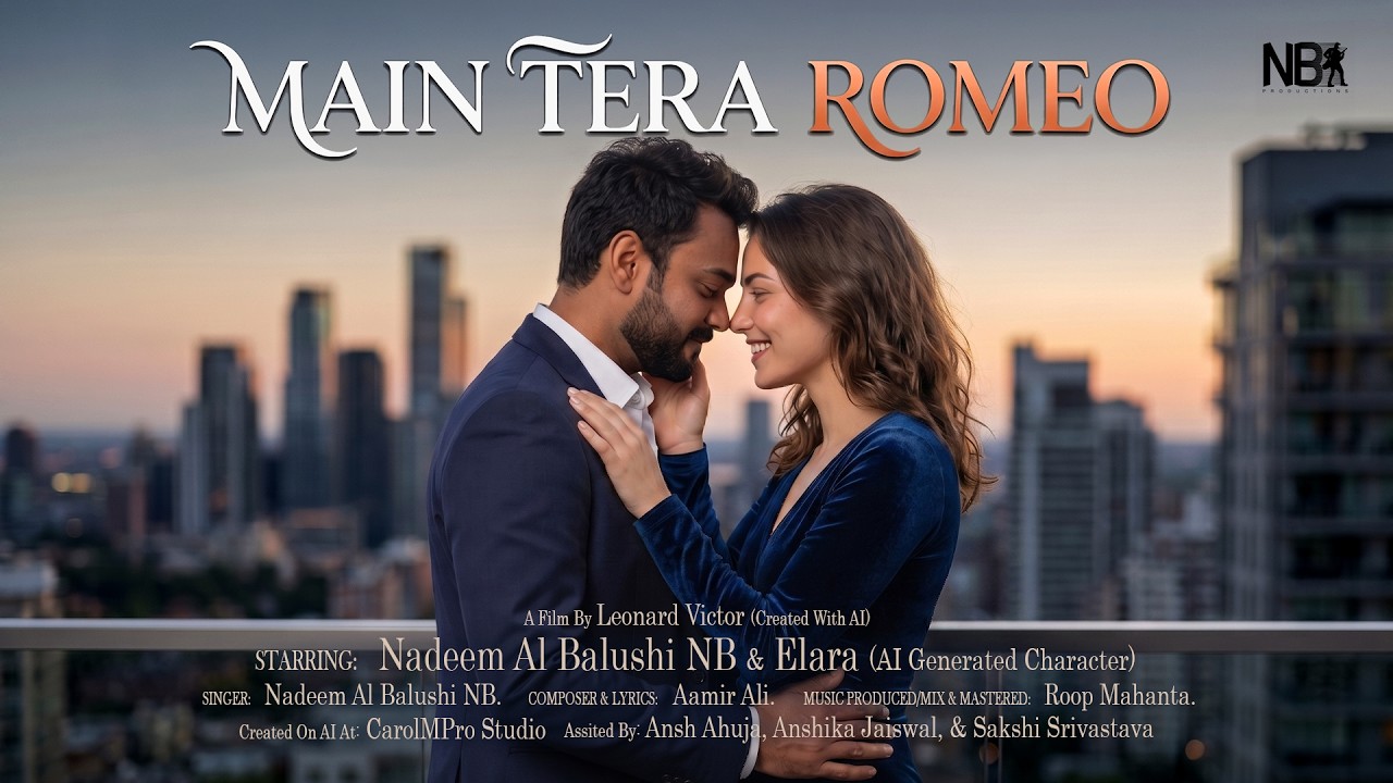 Main Tera Romeo | | Nadeem Al Balushi NB ft. Elara by NB Musicals — Official Music Video