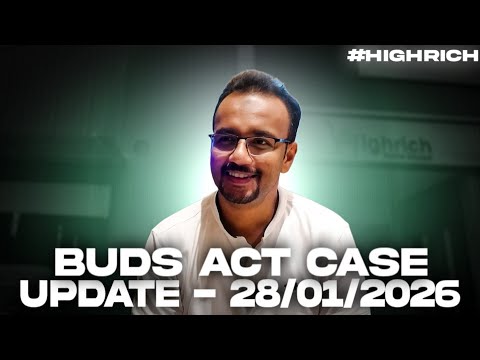 #105: BUDS Act Case Update (28-01-2026)- #HighRich 👆
