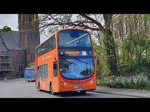 RARE + LATE RUNNING: Route 20 | NL63YJB/6098 - Go North East: Volvo B9TL/Wright Eclipse Gemini 2