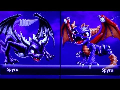 SKYLANDERS GIANTS DARK SPYRO VS SPYRO SERIES 2