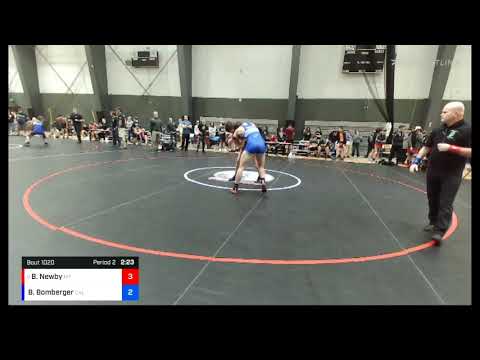 195 Lbs Champ. Round 1 - Bryon Newby, Washington Vs Ben Bomberger, California 691f