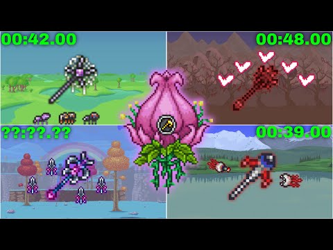 Top 5 best Minions against Plantera No-Hit | Speedkill in Master mode | Summoner WhipStack