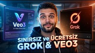 [SINIRSIZ ve ÜCRETSİZ] Grok ve Veo3 Video Oluşturma - Yapay Zeka Video