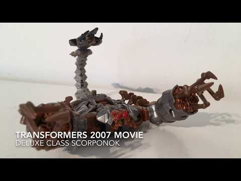 Transformers 2007 Movie Deluxe Class Scorponok Review