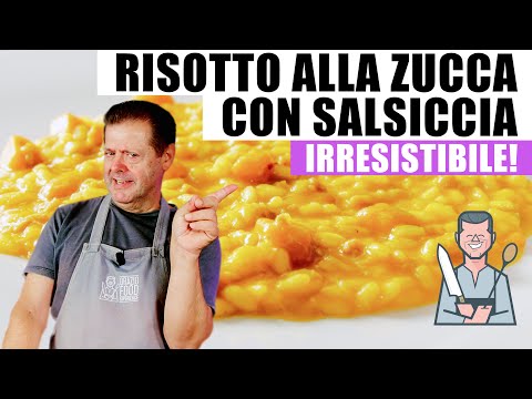 RISOTTO ALLA ZUCCA CON SALSICCIA - Confort food facile da preparare!