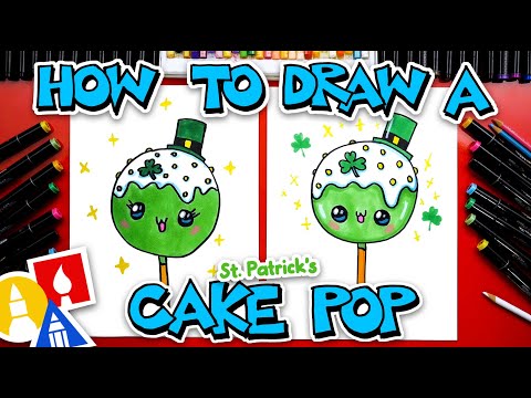How To Draw A St. Patrick's Day Cake Pop
