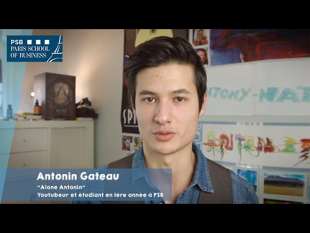 Passion School Of Business Antonin Gateau Youtubeur Paris School Of Business Ecole De Commerce