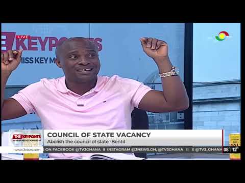The Key Points: Torkornoo Can't Sit on Council of State After Removal - Bernard Baidoo
